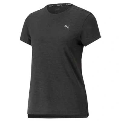 Afbeelding van Puma RUN Favourite Running Sport Tshirt, Dames, Maat: Small, Black heather