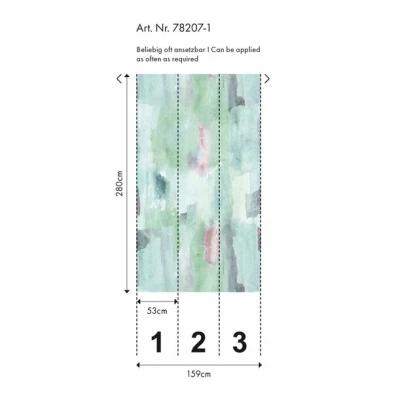 Afbeelding van AS Creation Anna D&#039;Andrea 78207 1 / 782071 Blauw