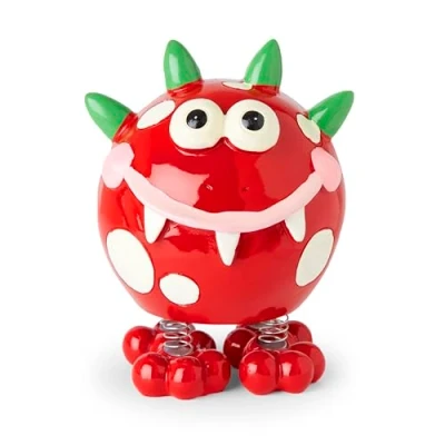 Afbeelding van Mousehouse Gifts Rode Monster spaarvarken spaarpot voor kinderen of volwassenen jongen meisjes