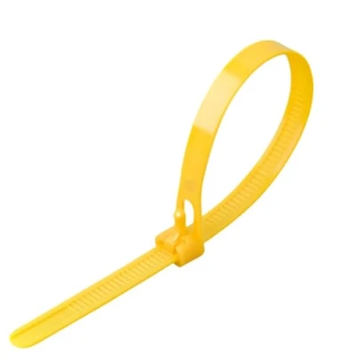 Afbeelding van Herbruikbare Zip Ties Nylon 100 STKS (Geel, 6&quot;)