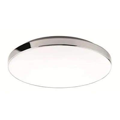 Afbeelding van BRILONER Leuchten LED plafondlamp, badkamerlamp, badkamerlamp IP44, 13 watt, 1.700 lumen, 4.000 Kelvin, wit chroom, Ø 35,5 cm, 3351 216