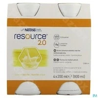 Afbeelding van Resource 2 0 Vanille 200 gram 4 stuks