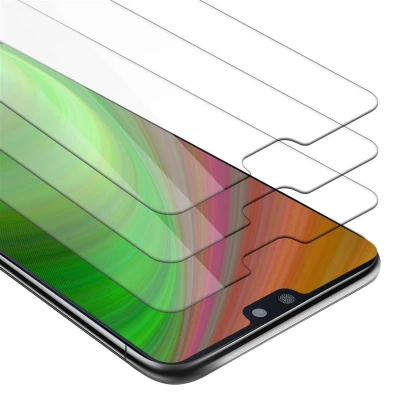 Afbeelding van Cadorabo 3x Screenprotector geschikt voor Huawei P20 in KRISTALHELDER Tempered Display Pantser Film beschermglas