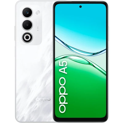 Afbeelding van OPPO A5 16,9 cm (6.67&quot;) Dual SIM Android 15 4G USB Type C 6 GB 128 6000 mAh Wit