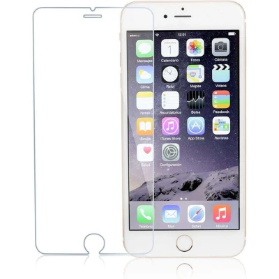Afbeelding van Cadorabo Pantser film geschikt voor Apple iPhone 6 PLUS / 6S in KRISTALHELDER Geharde (Tempered) display beschermglas 9H hardheid met 3D Touch (RETAIL PACKAGING)