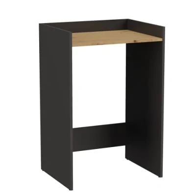 Afbeelding van CDF Wasmachinekast Pola NP Kleur: Antraciet Eiken Artisan Moderne kast boven de wasmachine Legplank Ruime planken Eenvoudige montage