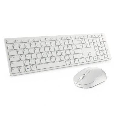 Afbeelding van Dell KM5221W Qwerty US RF Draadloos Desktopset Wit