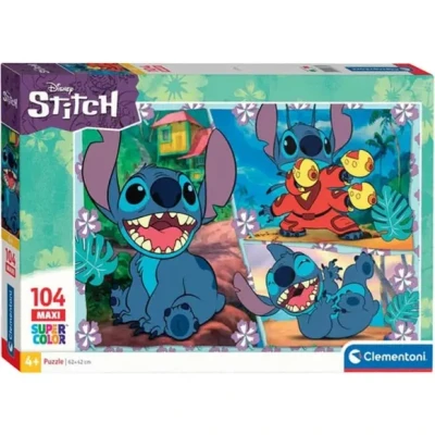 Afbeelding van Clementoni Legpuzzel Super Color Maxi Stitch, 104st.