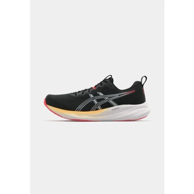 Afbeelding van Asics GEL Pulse 16 Hardloopschoenen voor op de weg, Heren, Maat: 49, Black/white Textiel/ synthetisch