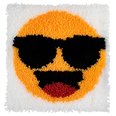 Afbeelding van Trimits Klink Haak Kit, Happy Face, 30 x 30cm GCK097