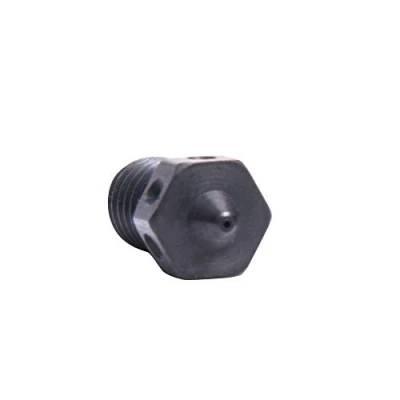 Afbeelding van 1 stuk Gehard Staal Nozzle M6 Draad 0.25/0.4/0.5/0.6mm Voor 1.75mm V6 Hotend Prusa Printing PEI PEEK of Carbon Fiber Filament gebruik (1x 0.6mm)