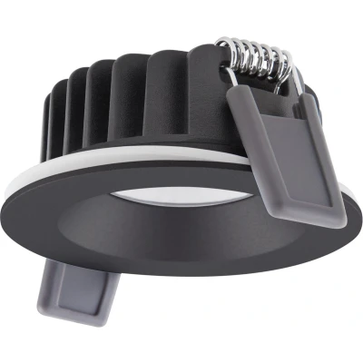 Afbeelding van Ledvance inbouwspot led 6w 480lm 2700k cri90 21 40 dimbaar inbouw ip65 beh zwart xh 81x35mm 4099854000188