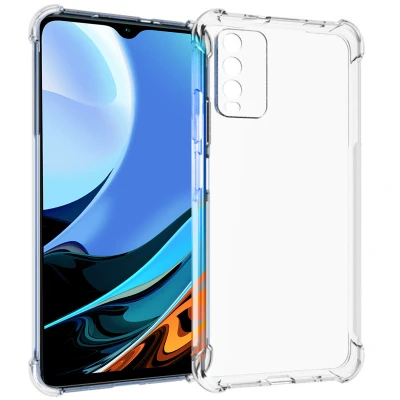 Afbeelding van Xiaomi Redmi 9T Hoesje Siliconen en TPU (zacht) iMoshion Softcase/Backcover Transparant Telefoonhoesje