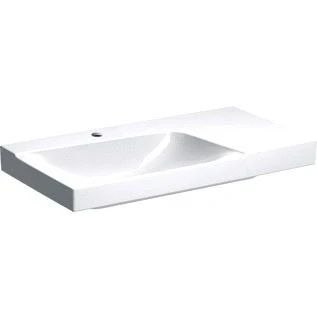 Afbeelding van Geberit Xeno2 meubelwastafel bak links wit KeraTect (90 x 48 cm) 1