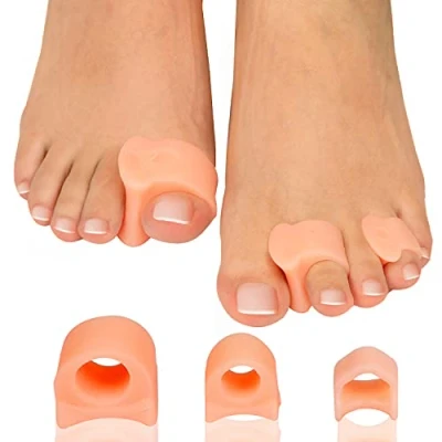 Afbeelding van Sumiwish Big Toe Separators, Pinky Spacers, 14 Pack van Bunion Corrector, om overlappende tenen recht te zetten, Realiseren kromme tenen, Hammer Toe, Eelt, Bunions, Hallux Valgus Relief, Corrector Pad