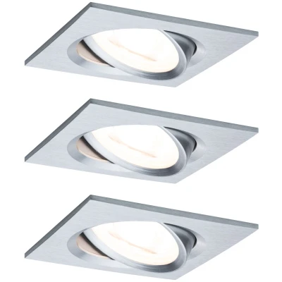 Afbeelding van Paulmann 93474 Inbouwlamp LED GU10 19.5 W Aluminium (gedraaid)