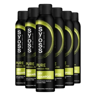 Afbeelding van Syoss Pure Droogshampoo 6x200 ml Voordeelverpakking
