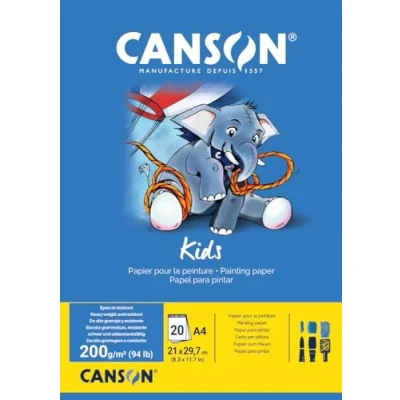 Afbeelding van Canson 400015588 Hobby, schilderpapier, A4, wit