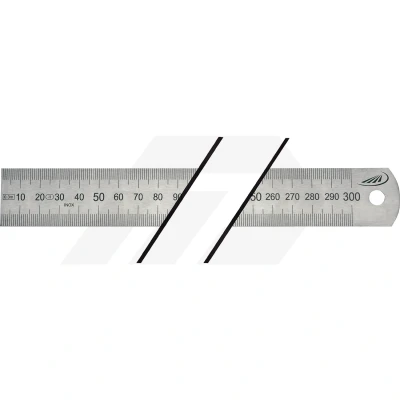 Afbeelding van Helios Preisser Stalen liniaal lengte 2000 mm staal buigzaam verdeling A = mm/mm 1 stuk 0460211