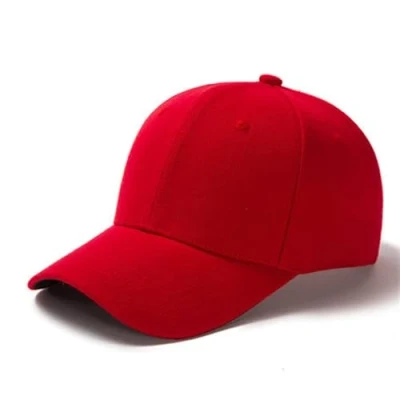 Afbeelding van ASD Accessories Klassieke honkbalpetten voor heren en dames, uniseks, verstelbare honkbalpetten, Rood, One size