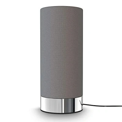Afbeelding van B.K.Licht Klassieke Tafellamp ingebouwde dimmer touch grijze bedlamp E14 fitting excl. lichtbron