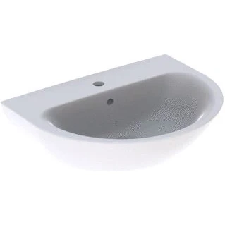 Afbeelding van Geberit Renova wastafel wit KeraTect (65 x 50 cm) 1 kraangat, met