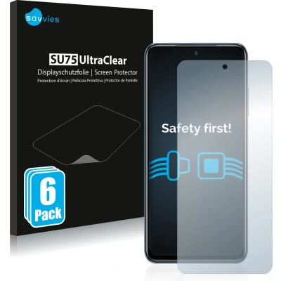 Afbeelding van Savvies (6 Stuks) Schermbeschermer voor Xiaomi Poco M5s Screen Protector Ultra Transparant