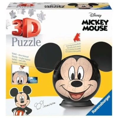 Afbeelding van Ravensburger 117611 Puzzel Mickey Mouse 3D: 72 Stukjes,Wit