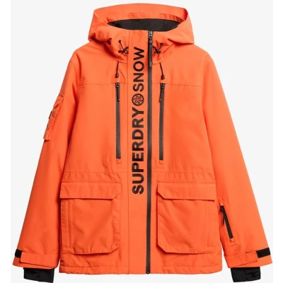 Afbeelding van Superdry Jas, Heren, Maat: Large, Flame orange