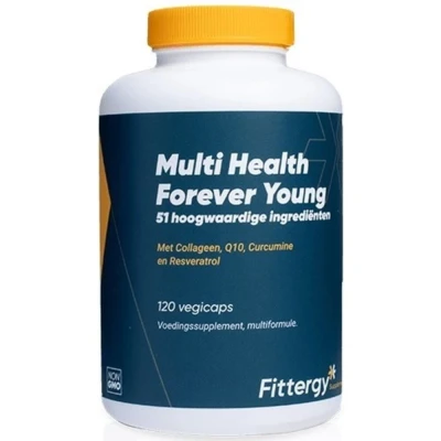 Afbeelding van Gratis Verzending: 2x Fittergy Supplements Multi Health Forever Young 120 capsules