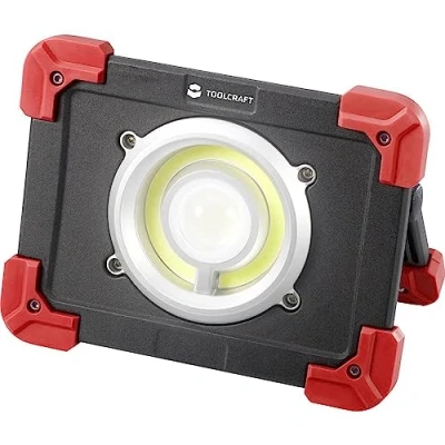 Afbeelding van TOOLCRAFT TO 6687738 LED Werklamp werkt op een accu 10 W 1400 lm