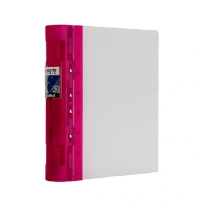 Afbeelding van Exacompta Guildhall Ergogrip Binder, 4 ringen, A4 extra breed framboos