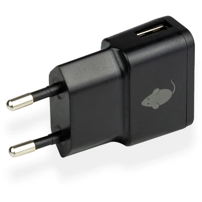 Afbeelding van Oplader Green Mouse USB A 1X 1A zwart