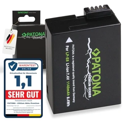 Afbeelding van PATONA 1136 Lithium Ion 1140mAh 7.4V oplaadbare batterij/accu
