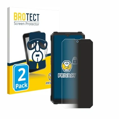 Afbeelding van BROTECT privacy screenprotector voor Blackview BV6200 Plus Folie Beschermfolie Blauwlichtfilter (2 Stuks)