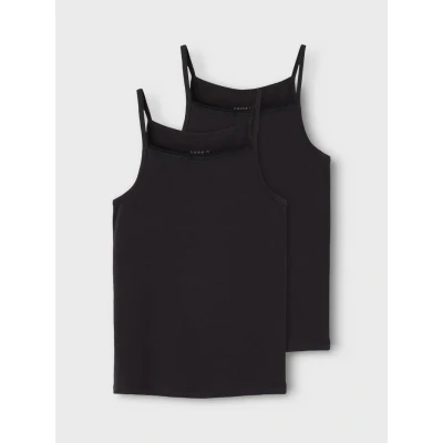 Afbeelding van NAME IT KIDS hemd NKFSTRAP set van 2 zwart