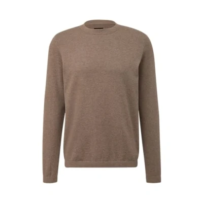 Afbeelding van Q/S by s.Oliver gemêleerde pullover bruin