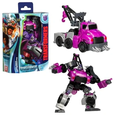 Afbeelding van Transformers EarthSpark Deluxe Class Chaos Terran Aftermath 5 inch robotactiefiguur, interactief speelgoed voor jongens en meisjes vanaf 6 jaar