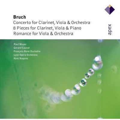 Afbeelding van Bruch: Concerto for Clarinet, Viola and Orchestra etc / Meyer, Causse