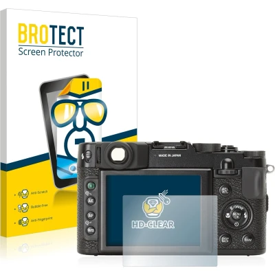 Afbeelding van BROTECT (2 Stuks) Schermbeschermer voor Fujifilm X10 Screen Protector Transparant