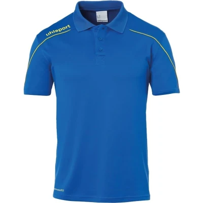 Afbeelding van Uhlsport Stream 22 Polo Heren Royal / Geel Maat: XL