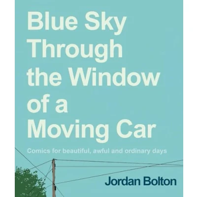 Afbeelding van Blue Sky Through the Window of a Moving Car