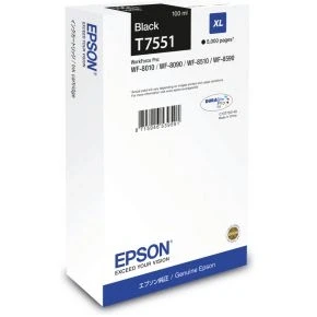 Afbeelding van Epson T7551 (C13T755140) Inktcartridge Zwart