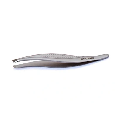 Afbeelding van Eyebrow Tweezers Classic 12 Type 3 Breed Schuin Stalkes Made in Ukraine
