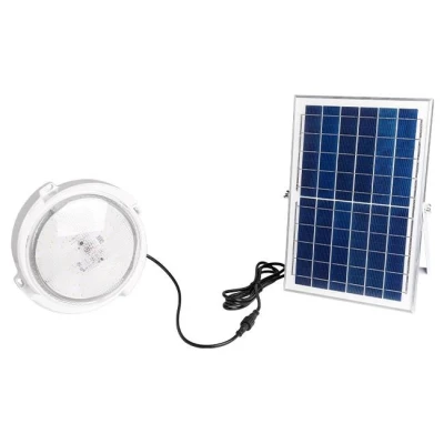 Afbeelding van Solar LED plafondlamp 120W Koud wit Met zonnepaneel