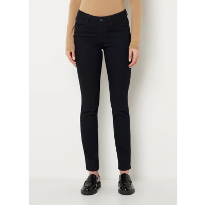 Afbeelding van BRAX dames Shakira mid waist skinny jeans in de kleur Donkerblauw, maat: 36 lang