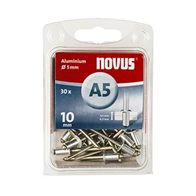 Afbeelding van Novus Blindklinknagel 5x10mm Type A5 aluminium/staal (Per 30 stuks)