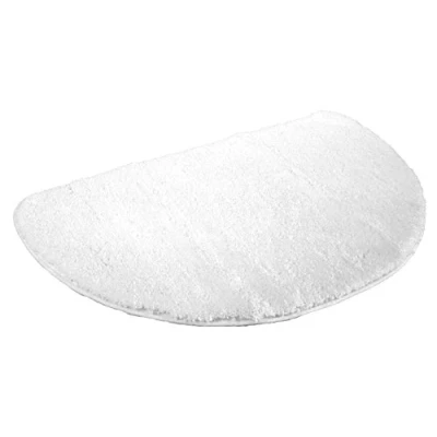 Afbeelding van Mesana J 10005/00 witte douchemat, microvezel, 50x80 cm halfrond