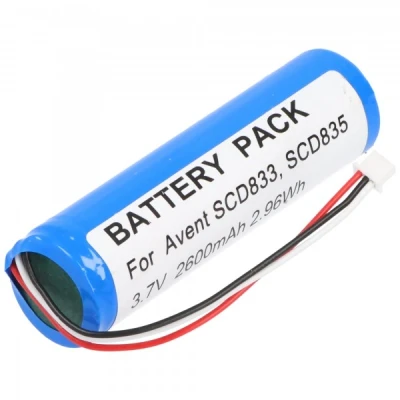 Afbeelding van Accu geschikt voor Philips Avent SCD833, SCD835, Li ion, 3,7V, 2600mAh, 9,6Wh