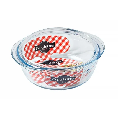 Afbeelding van Arcuisine Ovenschaal met deksel Neutraal 24 x 20 10 cm 2.1 l